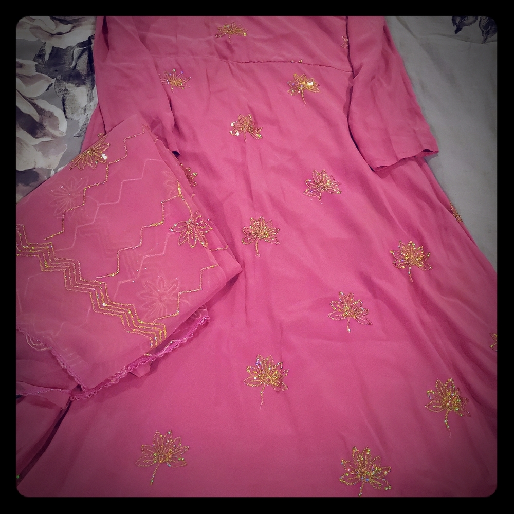 Pink dress